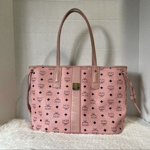 Authentic MCM Liz Reversible Medium Tote Shopper